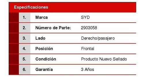 1 Soporte Motor Frontal Derecho Aveo 08/17