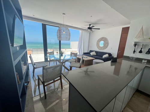 Departamento En Venta Merida, Playa Telchac En Turena Frente Al Mar Listo.