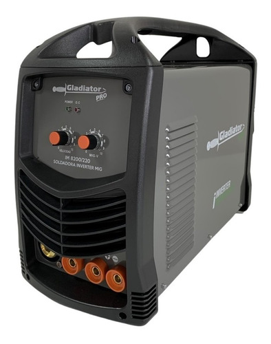 Soldadora Inverter Mig Alambre 5kg 0.6-0.9mm Gladiator 200a