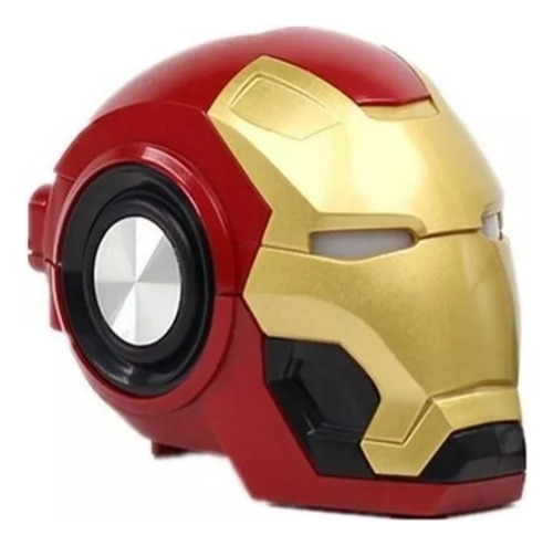 Bocina Bluetooth Led Portatil Iron Man  