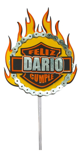 Cake Topper  Tematica Motocicleta