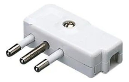 X12 Enchufe Macho Volante 90º 2p+t 10a 250v Blanco Gewiss