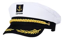 Comprar Gorra De Marinero Ajustable Captain's Hat Luoem, Blanca