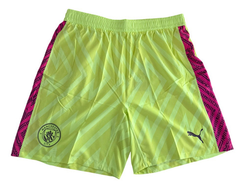 Short Fútbol Arquero Manchester City Puma Neón Xl