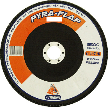 Flap Disc 4.1/2 G060 Zirconado Conico Pyramid