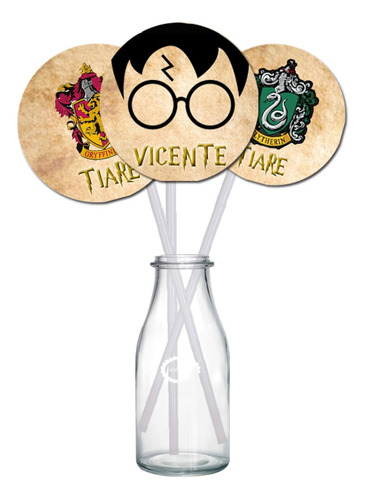 Harry Potter Kit Cake Topper Adorno Torta Imprimible