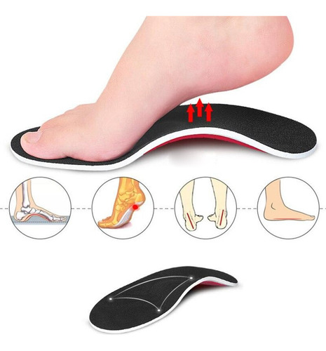 Plantillas Ortopedicas Pie Plano Fascitis Plantar Unisex