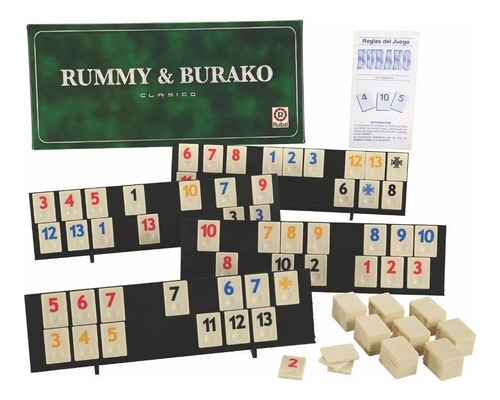 Rummy & Burako Modelo Clásico Original Ruibal Piu Online