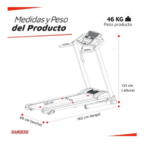 Imagen 6 de 7 de Cinta Motorizada Arg-460 S/inclinación + Mini Bike Plegable