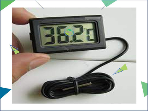 1 Pieza Termómetro Digital Lcd Para Medir Temperatura