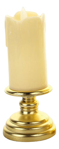 Luz De Parpadeo De Vela Electrónica Sin Llama Para 7cmx16cm