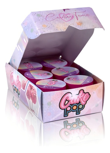 Coleccion Acrilicos Para Uñas Divas 6 Colores Cake Pop Cake Pop