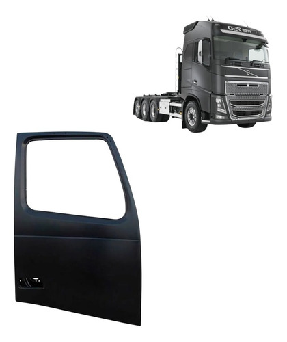 Folha Porta Direita (carona) Volvo Fh 2002 Acima 20360543