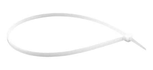 Kit 100 Abraçadeiras Nylon Branca 4mm X 400mm Enforca Gato