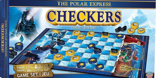 Masterpieces Polar Express Checkers Juego De Mesa