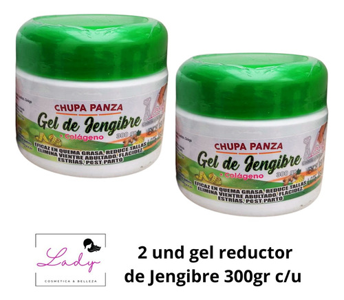 Gel Reductor De Jengibrex2 Und - g a $100