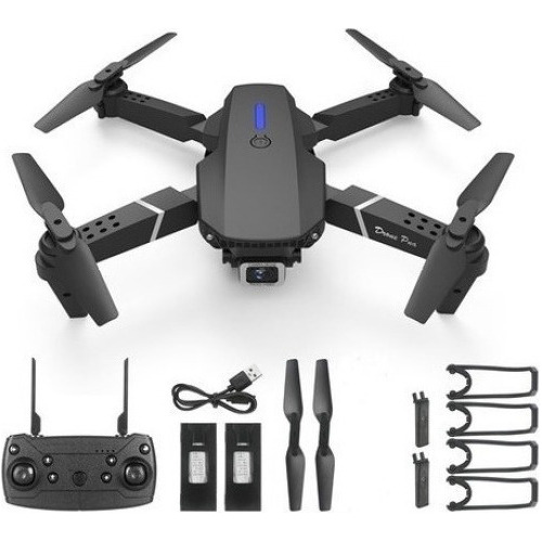 Cámara Mini Drone Grande Angular Wi-fi Barato + 2 Morcegos