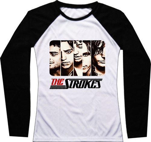 Buzo The Strokes Dama Raglan Rock Metal Bca Tienda Urbanoz