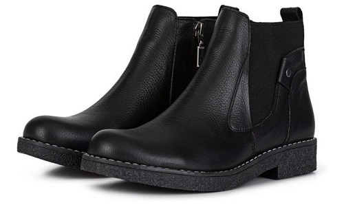 Bota De Cuero De Mujer Viamo, Modelo Darcy