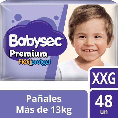 Pañal Babysec Premium Xxg  X 48