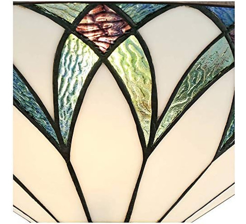 Regency Hill Filton Estilo Tiffany Cerca Del Techo Luminaria