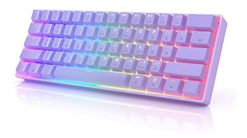 Teclado Gaming Mecánico Hk Gaming Gk61s - 61 Teclas Rgb Retr