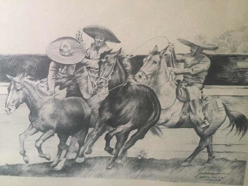 Dibujo Lápiz Charreria (Usado)