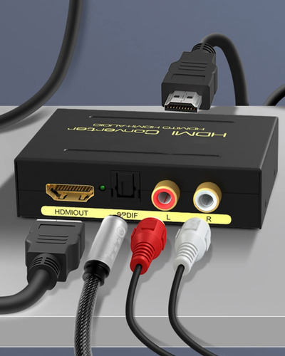 Extractor De Audio Hdmi Digital Óptico Spdif Y Rca, Ima