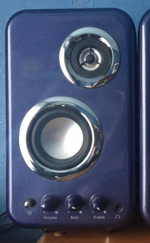 Monitores Altavoz Genius Sp-hf2.0 800 2.0 Wooden Speaker Azul (Usado)