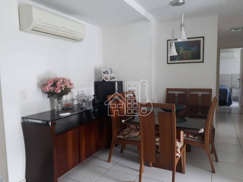 Apartamento Com 3 Dormitórios À Venda, 130 M² Por R$ 895.000,00 - Charitas - Niterói/rj - Ap4277