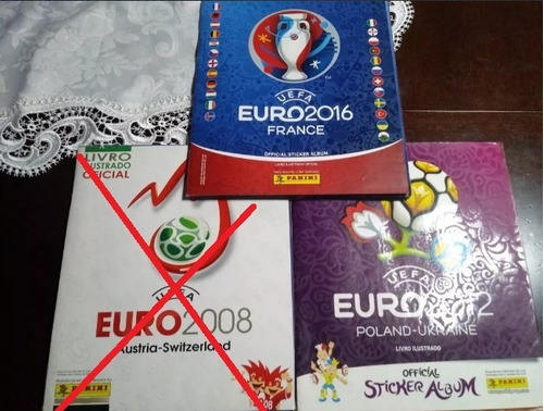 Album De Figurinha Euro Copa 2008 2012 2016 Valor Unitario