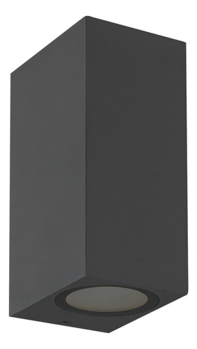 Lampara De Sobreponer En Muro, 9520-led/gf, Calux Color Grafito