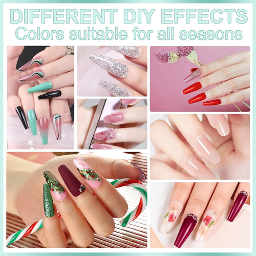 Kit De Esmalte De Uñas, Lámpara De Uñas Led Uv, Kit De Uñas