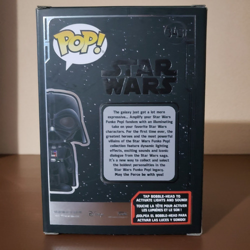 Funko Pop! Star Wars Darth Vader 343 Lights & Sound Original (Usado)