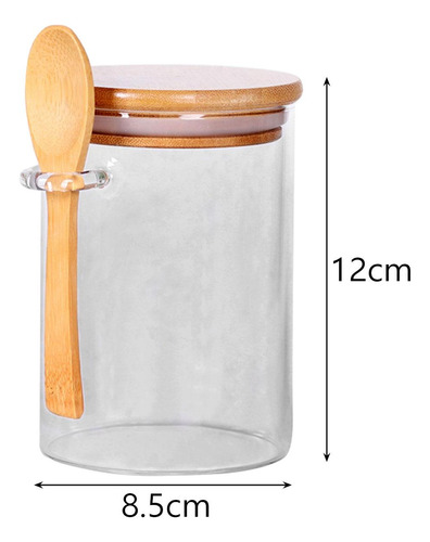 Tarro De Almacenamiento De Alimentos Con Tapa De Cuchara De