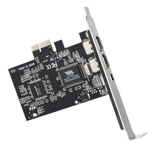 Pci - E 3 Portas 1394a 1394b Cartão Expansão Firewire