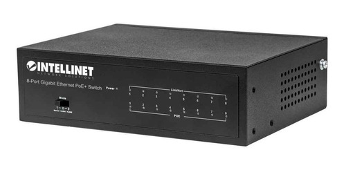 Switch Poe+ Gigabit Ethernet Intellinet 561204 De 8 Puertos