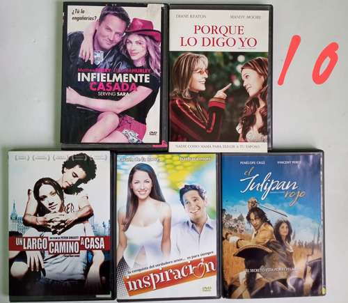 Lote Dvds Cinco Por Doscientos Original Dvd (Usado)