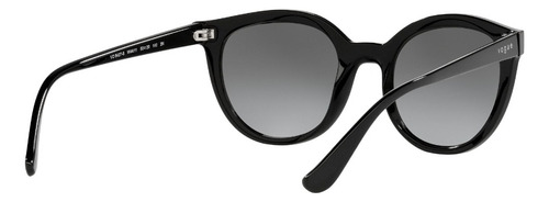 Lente De Sol Vogue 0vo5427s Oval Ciclismo Y Skate Grey Gradient Black Black