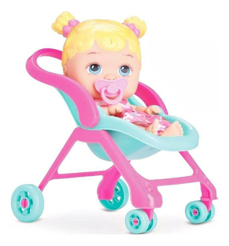 Boneca Bebê Alive Passeio Conforto Little Dolls - Divertoys