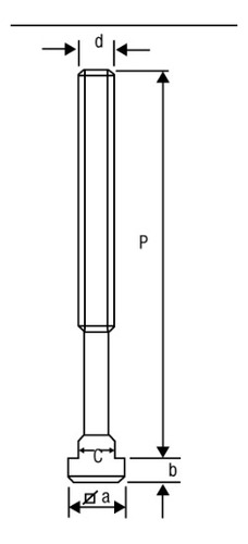 Parafuso T Para Injetora Ou Prensa M16 X 160mm - Din 787