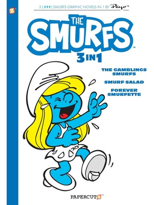 Libro Smurfs 3 In 1 Vol. 9: Collecting The Gambling Smurf...