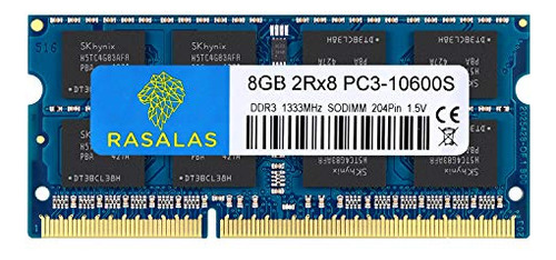 Rasalas Ddr3 Pc3-10600s Ddr3 1333 Mhz 1,5 V Cl9 Ram 2rx8 P