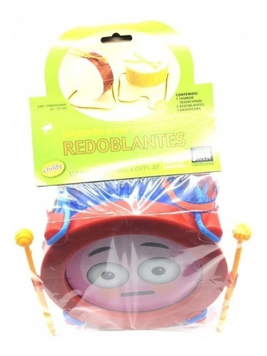 Imagen 3 de 7 de Juguete Tambor Con Redoblante Y Bandolera
