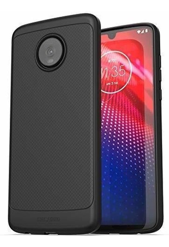 Funda Moto Z4 Slim Fit Con Agarre Flexible Diseño Ergonomic