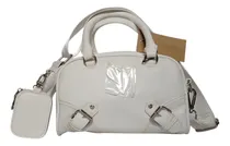 Comprar Steve Madden Crossbody Para Mujer Color Blanco Original Blanco Lisa Níquel Blanco