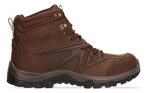 Bota Urbana Ve52375q Reforzada Liso Cordones