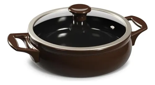 Frigideira Com Alça Chocolate New Premiere 24cm Ceraflame