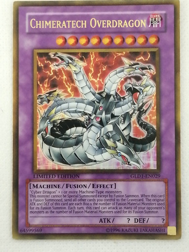 Chimeratech Overdragon Gold Yugioh