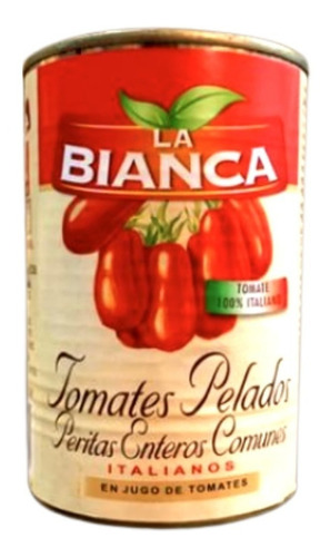 Lata De Tomate Italiano La Bianca 400 Gr